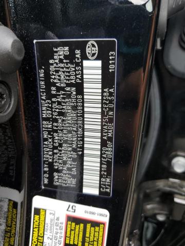 4T1G11BK3RU108808 - 2024 TOYOTA CAMRY SE NIGHT SHADE BLACK photo 12