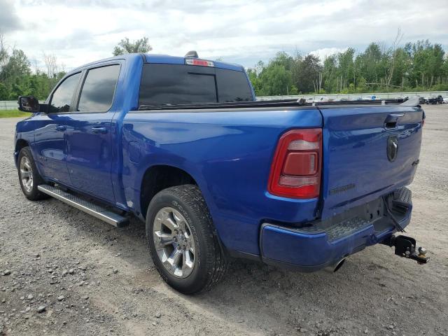 1C6SRFFT2KN689409 - 2019 RAM 1500 BIG HORN/LONE STAR BLUE photo 2