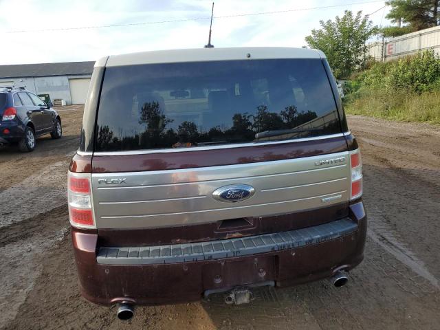 2FMHK6DT4ABA31882 - 2010 FORD FLEX LIMITED MAROON photo 6