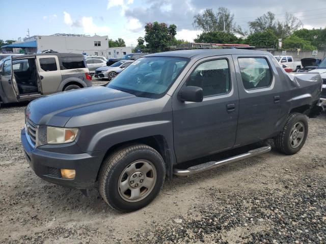 5FPYK1F25DB016981 - 2013 HONDA RIDGELINE RT GRAY photo 1