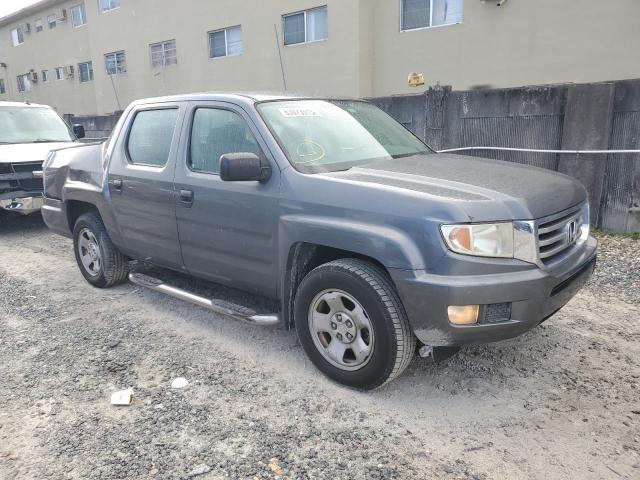 5FPYK1F25DB016981 - 2013 HONDA RIDGELINE RT GRAY photo 4