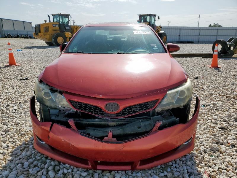 4T1BF1FK0CU508709 - 2012 TOYOTA CAMRY BASE RED photo 5