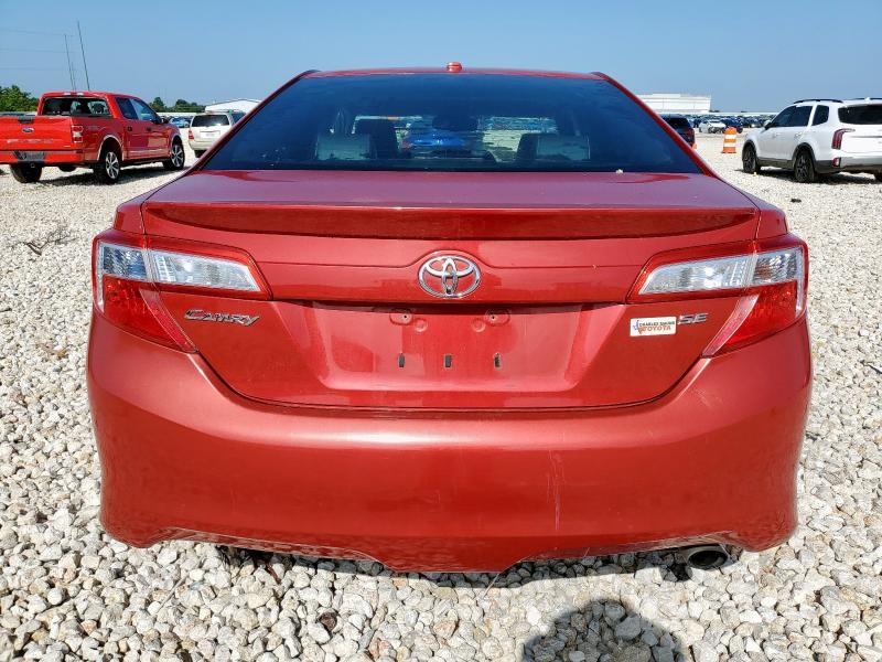 4T1BF1FK0CU508709 - 2012 TOYOTA CAMRY BASE RED photo 6
