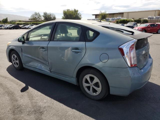 JTDKN3DU3D1644262 - 2013 TOYOTA PRIUS GREEN photo 2