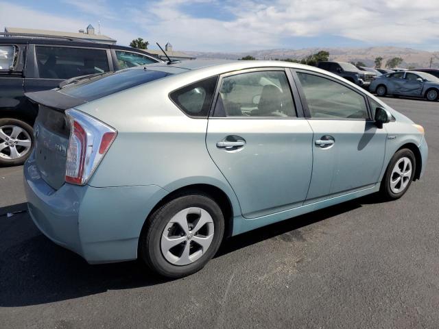 JTDKN3DU3D1644262 - 2013 TOYOTA PRIUS GREEN photo 3