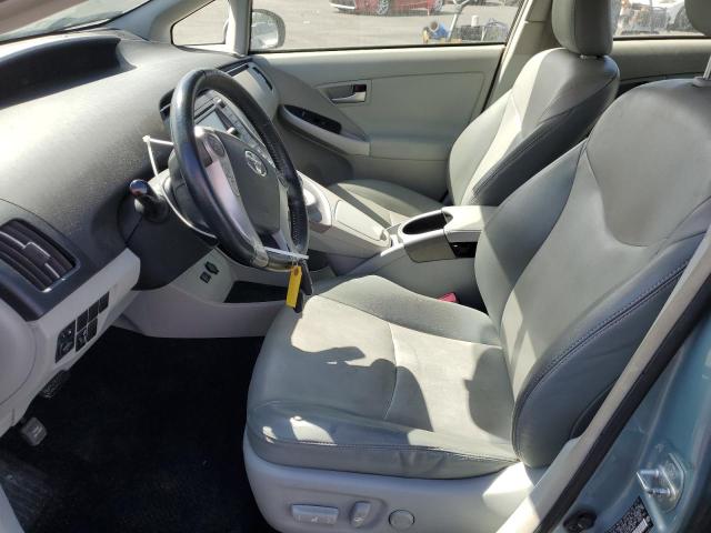 JTDKN3DU3D1644262 - 2013 TOYOTA PRIUS GREEN photo 7