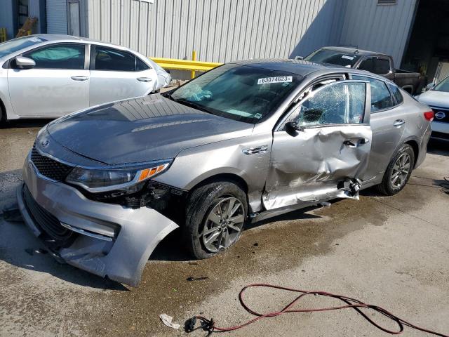 5XXGT4L11JG228347 - 2018 KIA OPTIMA LX SILVER photo 1