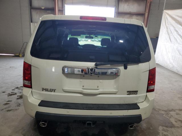 5FNYF4H98BB084598 - 2011 HONDA PILOT TOURING WHITE photo 6