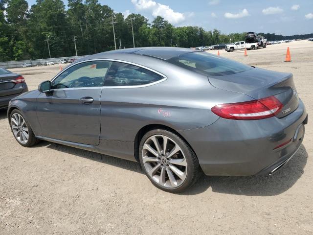 WDDWJ4JB0JF675205 - 2018 MERCEDES-BENZ C 300 Сұр фото 2