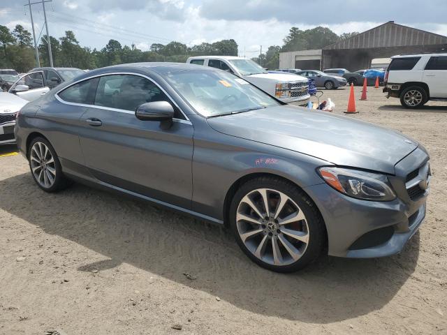 WDDWJ4JB0JF675205 - 2018 MERCEDES-BENZ C 300 Сұр фото 4