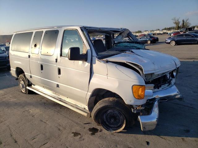 1FBNE31L87DA18710 - 2007 FORD ECONOLINE E350 SUPER DUTY WAGON WHITE photo 4