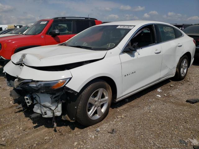 1G1ZD5ST0NF177340 - 2022 CHEVROLET MALIBU LT WHITE photo 1