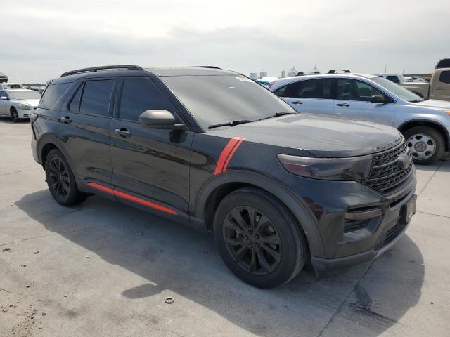 1FMSK7DH6LGD19079 - 2020 FORD EXPLORER XLT BLACK photo 4