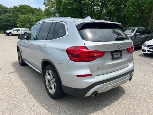 5UXTR7C59KLF27184 - 2019 BMW X3 SDRIVE30I SILVER photo 3