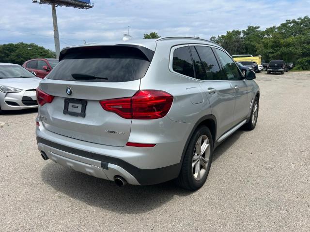 5UXTR7C59KLF27184 - 2019 BMW X3 SDRIVE30I SILVER photo 4