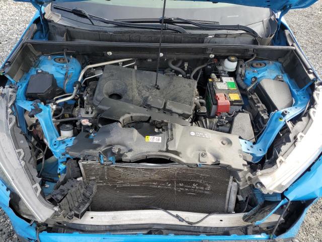 JTMP1RFV2KJ007712 - 2019 TOYOTA RAV4 XLE Niebieski zdjęcie 12