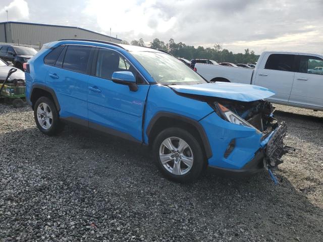 JTMP1RFV2KJ007712 - 2019 TOYOTA RAV4 XLE Niebieski zdjęcie 4