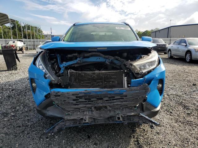 JTMP1RFV2KJ007712 - 2019 TOYOTA RAV4 XLE Niebieski zdjęcie 5