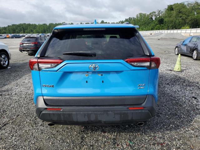 JTMP1RFV2KJ007712 - 2019 TOYOTA RAV4 XLE Niebieski zdjęcie 6