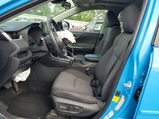 JTMP1RFV2KJ007712 - 2019 TOYOTA RAV4 XLE Niebieski zdjęcie 7