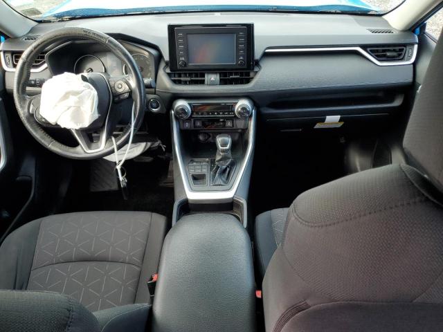 JTMP1RFV2KJ007712 - 2019 TOYOTA RAV4 XLE Niebieski zdjęcie 8