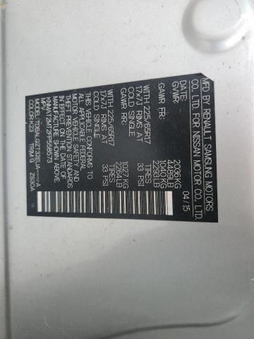 KNMAT2MT2FP558573 - 2015 NISSAN ROGUE S 银色 照片 13