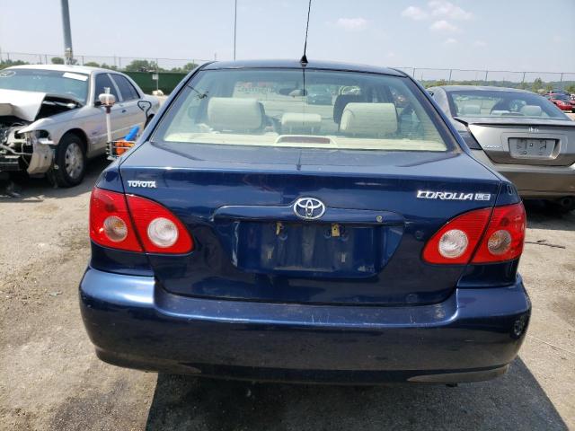 JTDBR32E660095326 - 2006 TOYOTA COROLLA CE BLUE photo 6