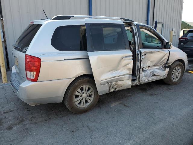 KNDMG4C71C6492455 - 2012 KIA SEDONA LX SILVER photo 3