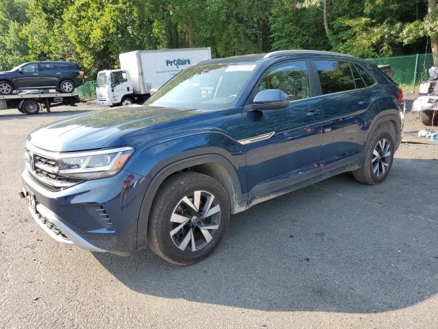 1V24C2CAXLC207246 - 2020 VOLKSWAGEN ATLAS CROS SE Синий фото 1