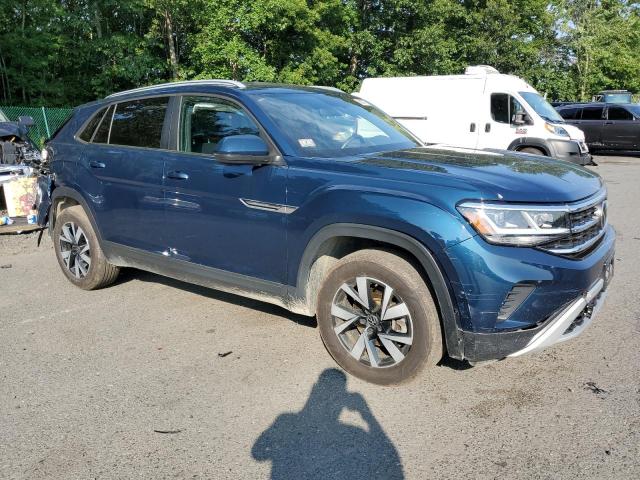 1V24C2CAXLC207246 - 2020 VOLKSWAGEN ATLAS CROS SE BLUE photo 4