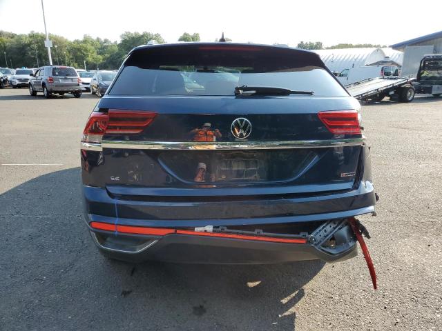 1V24C2CAXLC207246 - 2020 VOLKSWAGEN ATLAS CROS SE Синий фото 6