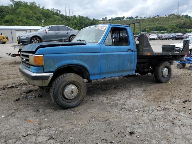 1FTEF26N3LNA37439 - 1990 FORD F250 BLUE photo 1