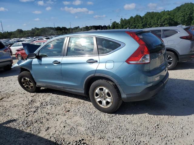 5J6RM4H30DL008129 - 2013 HONDA CR-V LX BLUE photo 2