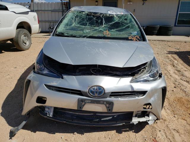 JTDKARFU6L3114723 - 2020 TOYOTA PRIUS L SILVER photo 5