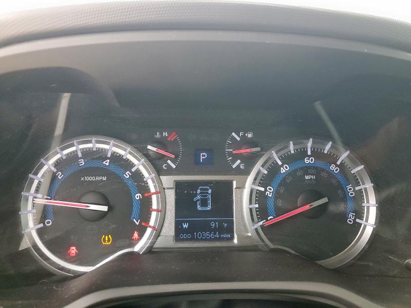 JTEBU5JR9J5589640 - 2018 TOYOTA 4RUNNER SR5/SR5 PREMIUM Grafitowy zdjęcie 9