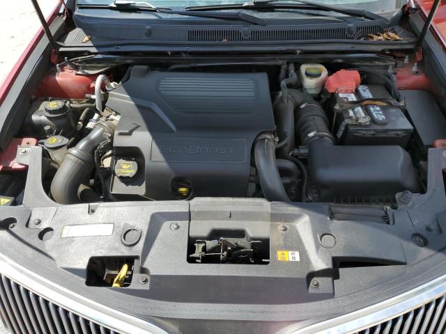 1LNHL9FT2DG614458 - 2013 LINCOLN MKS RED photo 11