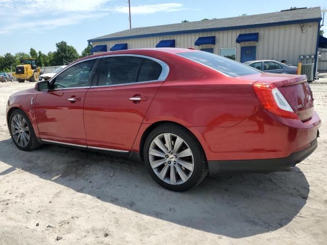 1LNHL9FT2DG614458 - 2013 LINCOLN MKS RED photo 2
