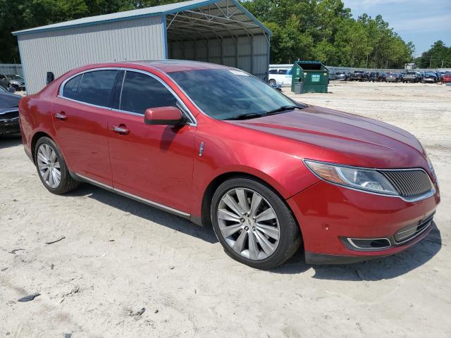 1LNHL9FT2DG614458 - 2013 LINCOLN MKS RED photo 4