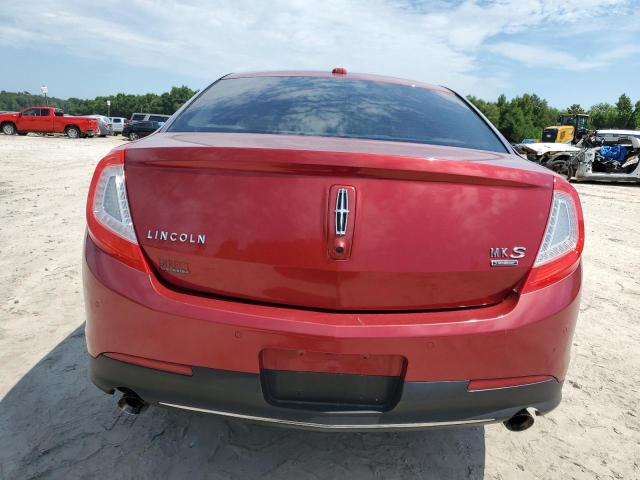 1LNHL9FT2DG614458 - 2013 LINCOLN MKS RED photo 6
