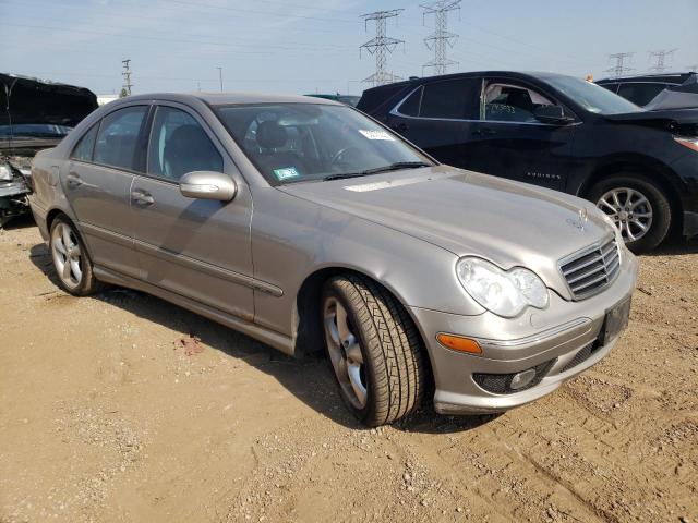 WDBRF40J85F624976 - 2005 MERCEDES-BENZ C 230K SPORT SEDAN SILVER photo 4