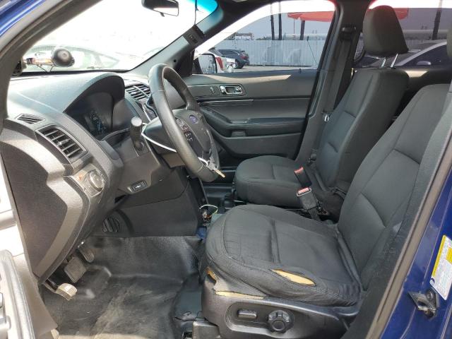 1FM5K8AR1GGB76838 - 2016 FORD EXPLORER POLICE INTERCEPTOR 蓝色 照片 7