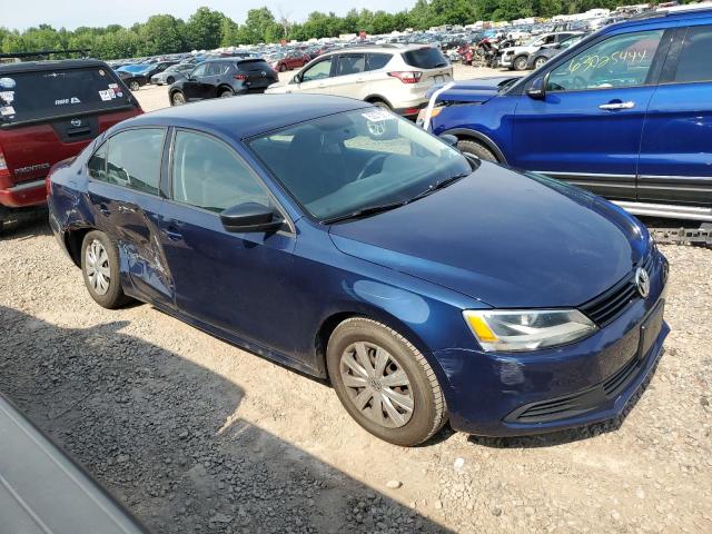 3VW2K7AJ7EM392267 - 2014 VOLKSWAGEN JETTA BASE BLUE photo 4