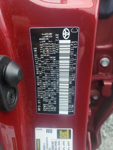 5YFEPMAE4NP357732 - 2022 TOYOTA COROLLA LE Qırmızı foto 12