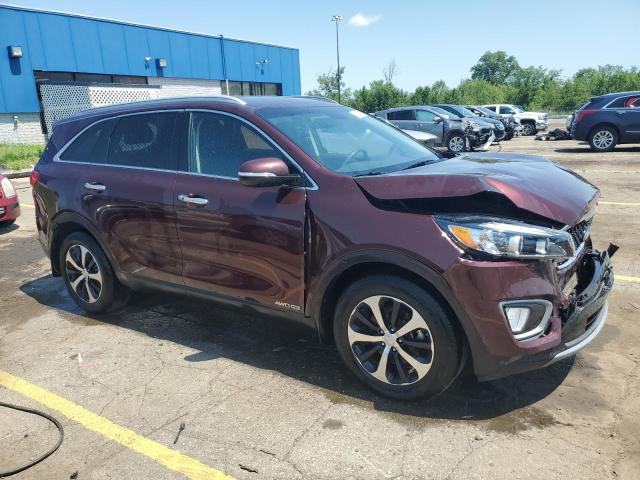 5XYPHDA51HG234761 - 2017 KIA SORENTO EX BURGUNDY photo 4