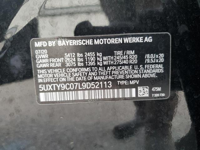 5UXTY9C07L9D52113 - 2018 BMW X3 XDRIVEM40I Siyah fotoğraf 13
