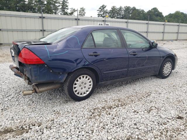 1HGCM56137A165254 - 2007 HONDA ACCORD VALUE BLUE photo 3