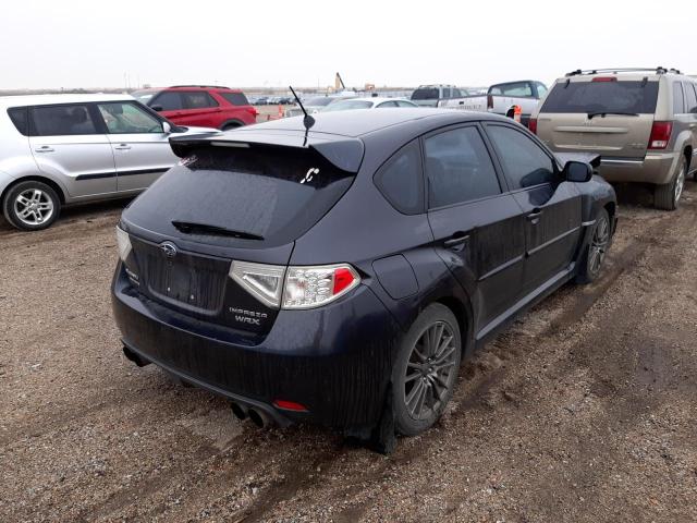 JF1GR7E61BG806911 - 2011 SUBARU IMPREZA WRX BLACK photo 4