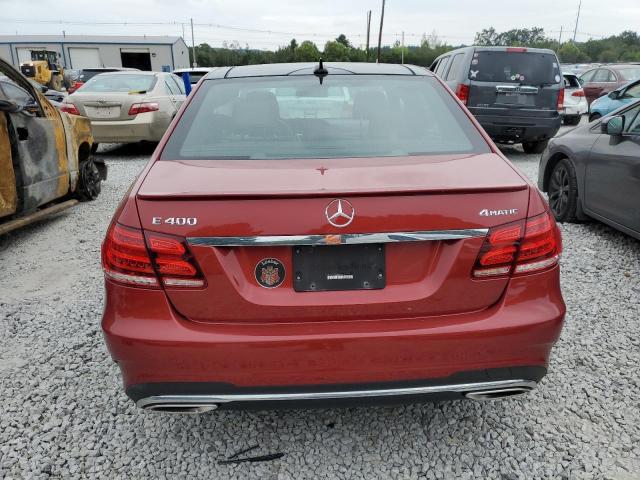 WDDHF6HB4GB230414 - 2016 MERCEDES-BENZ E 400 4MATIC RED photo 6