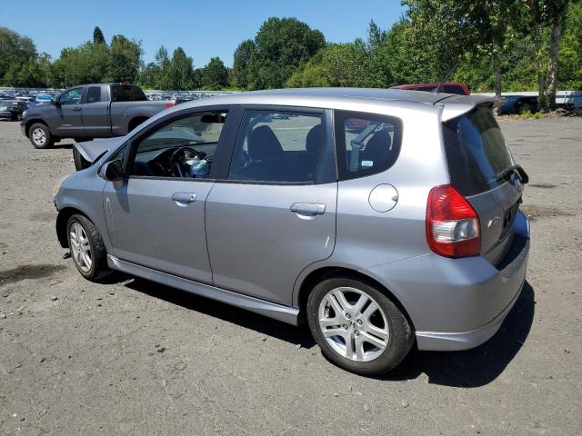 JHMGD38677S054938 - 2007 HONDA FIT S SILVER photo 2