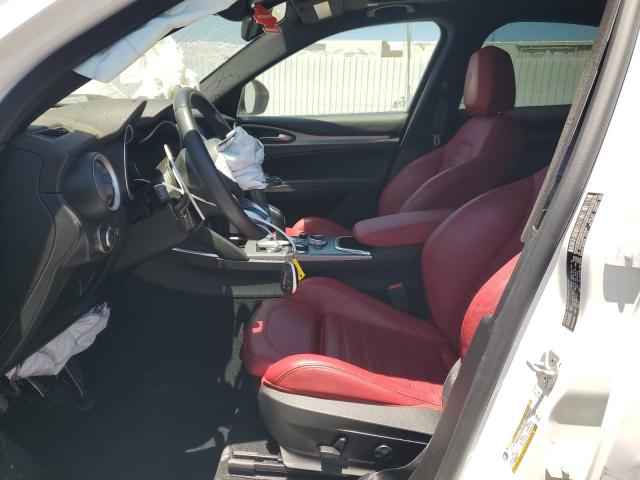 ZASPAKBN7N7D47637 - 2022 ALFA ROMEO STELVIO TI WHITE photo 7